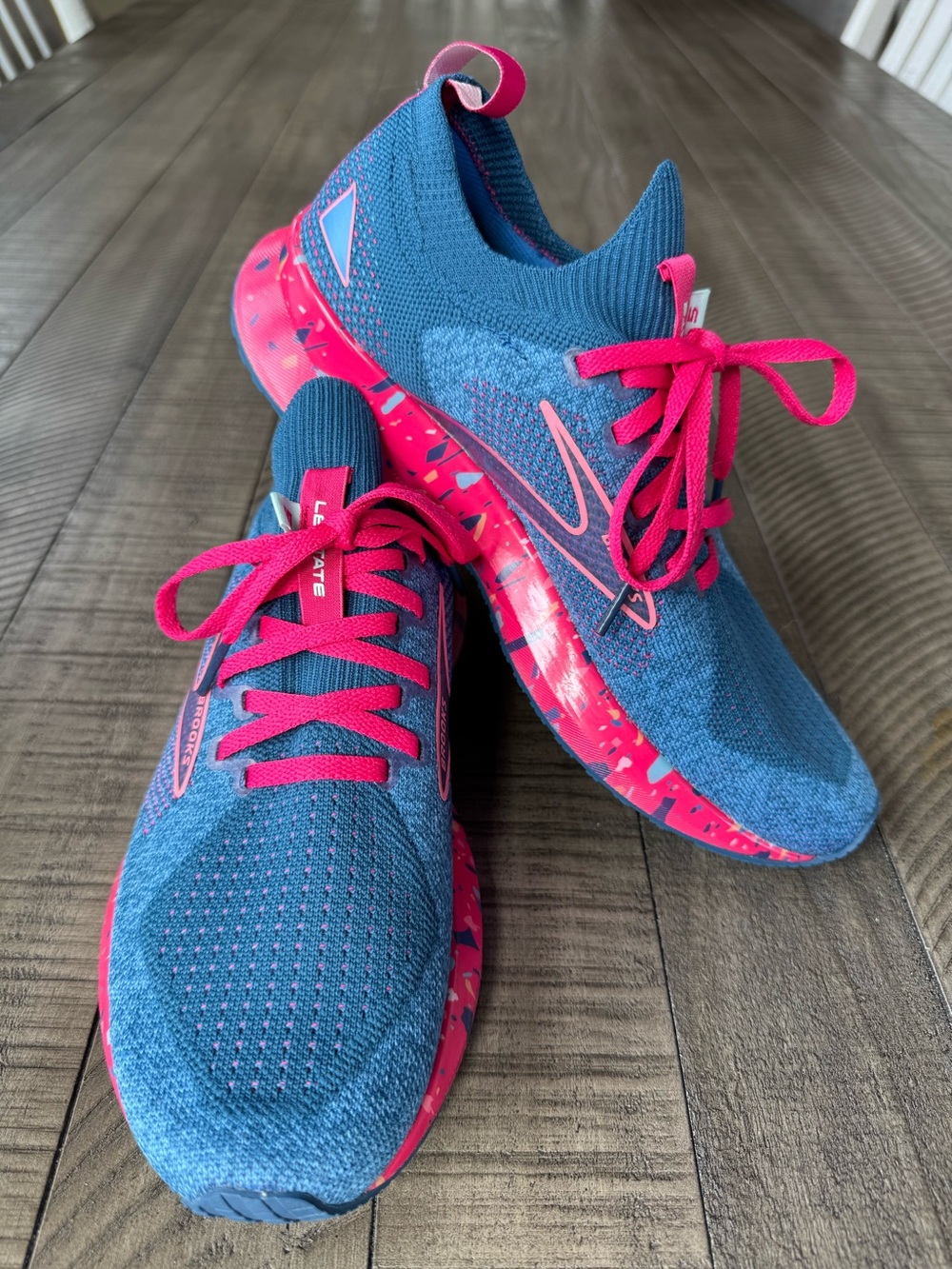 Brooks Levitate StealthFit 5 Blue/Beetroot/Plume Running Shoes Women’s Size 8 - Picture 3 of 16